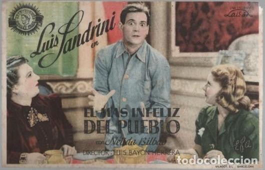 Cine: PROGRAMA DE CINE: EL MAS INFELIZ DEL PUEBLO PC-11656 - Foto 1