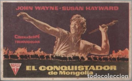 Cine: PROGRAMA DE CINE: EL CONQUISTADOR DE MONGOLIA PC-11658 - Foto 1