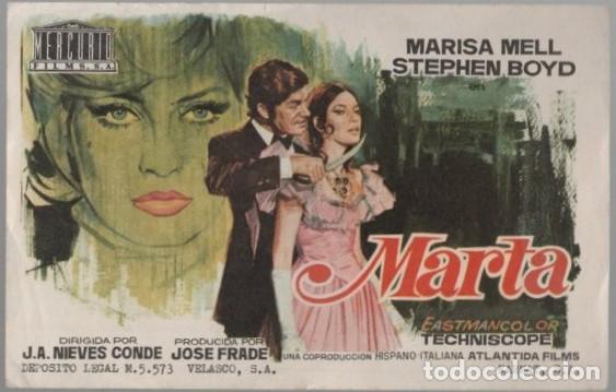 Cine: PROGRAMA DE CINE: MARTA PC-11659 - Foto 1