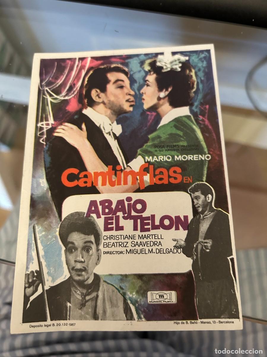 Cine: ABAJO EL TELON SIN PUBLICIDAD BUEN ESTADO 133