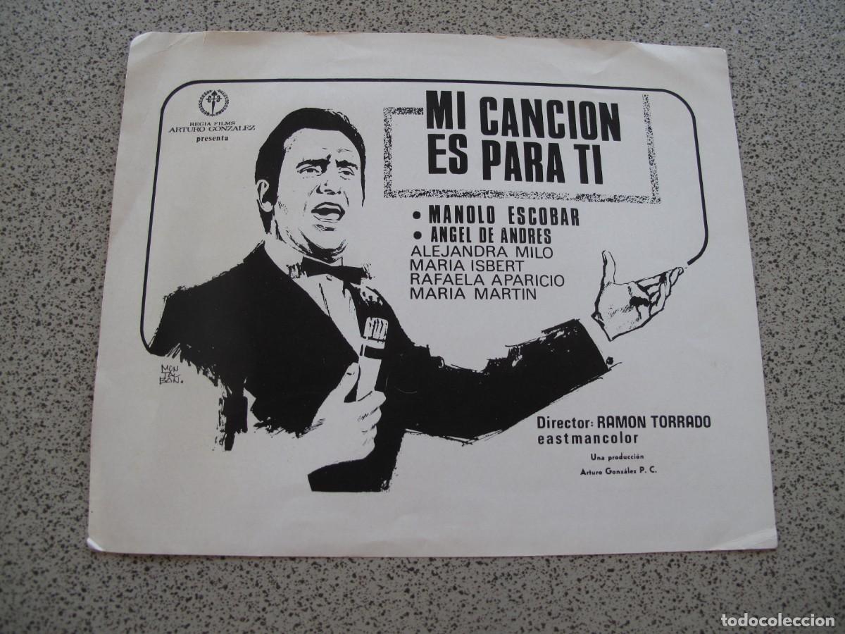 Cine: PROGRAMA DE MANO ORIGINAL EL DE LA FOTO