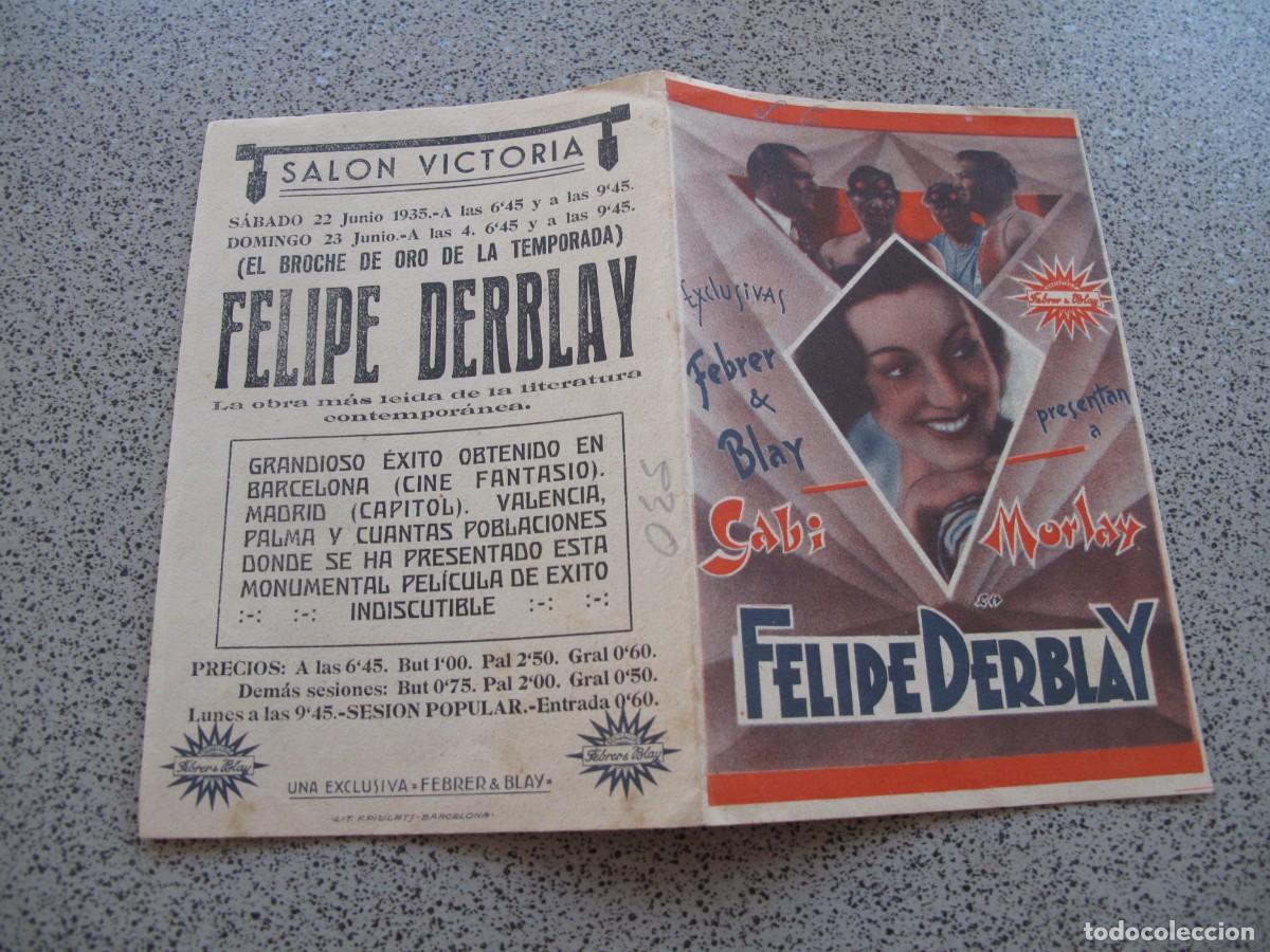  Flyers Publicitaires de films Anciens: PROGRAMA DE MANO ORIGINAL EL DE LA FOTO
