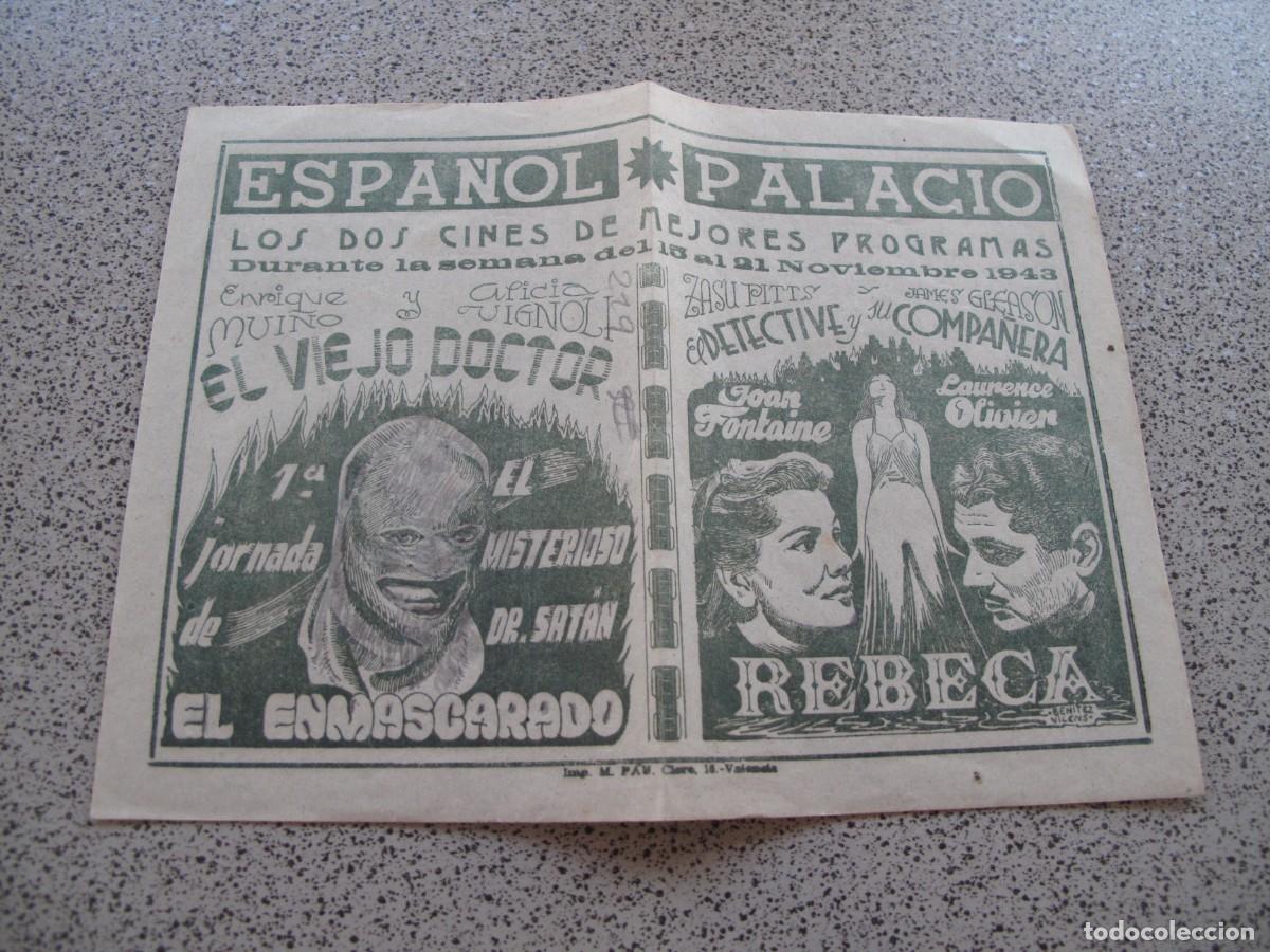 Cine: PROGRAMA DE MANO ORIGINAL EL DE LA FOTO