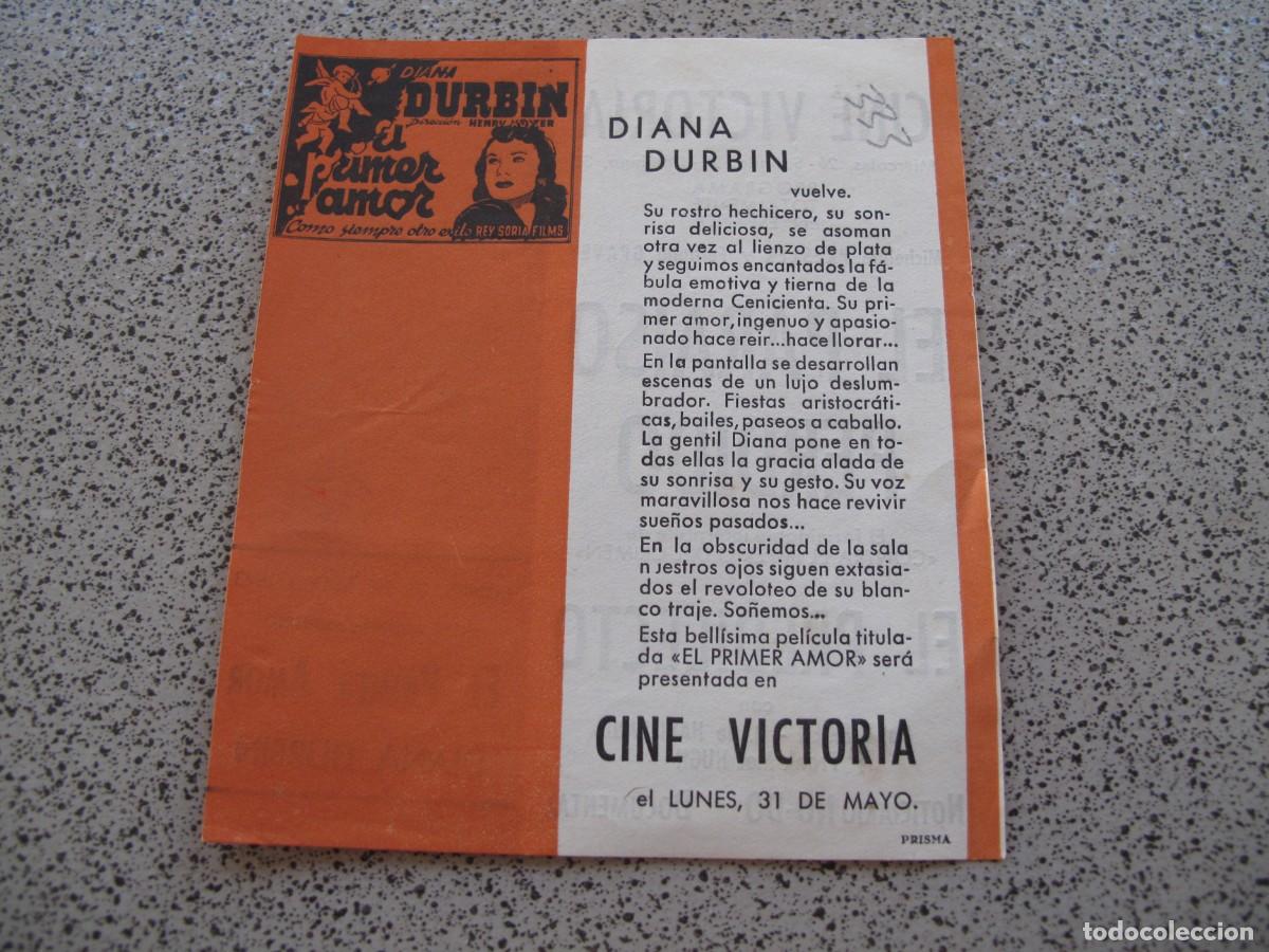  Foglietti di film di film antichi di cinema: PROGRAMA DE MANO ORIGINAL EL DE LA FOTO