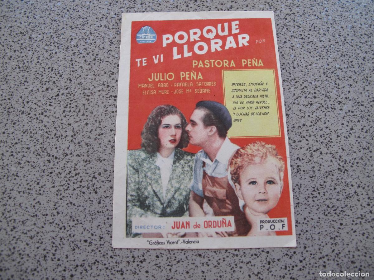 Cinema: PROGRAMA DE MANO ORIGINAL EL DE LA FOTO