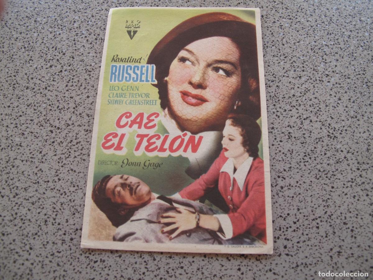  Flyers Publicitaires de films Anciens: PROGRAMA DE MANO ORIGINAL EL DE LA FOTO