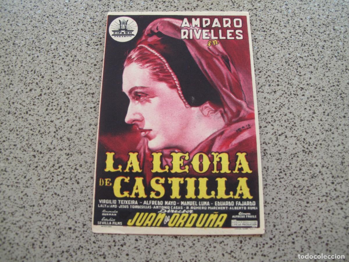 Folhetos de m&atilde;o de filmes antigos de cinema: PROGRAMA DE MANO ORIGINAL EL DE LA FOTO