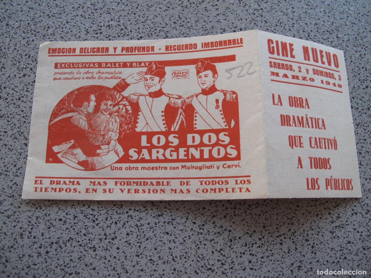 Folhetos de m&atilde;o de filmes antigos de cinema: PROGRAMA DE MANO ORIGINAL EL DE LA FOTO