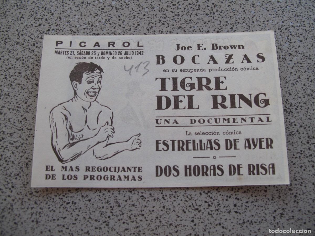 Kino: PROGRAMA DE MANO ORIGINAL EL DE LA FOTO