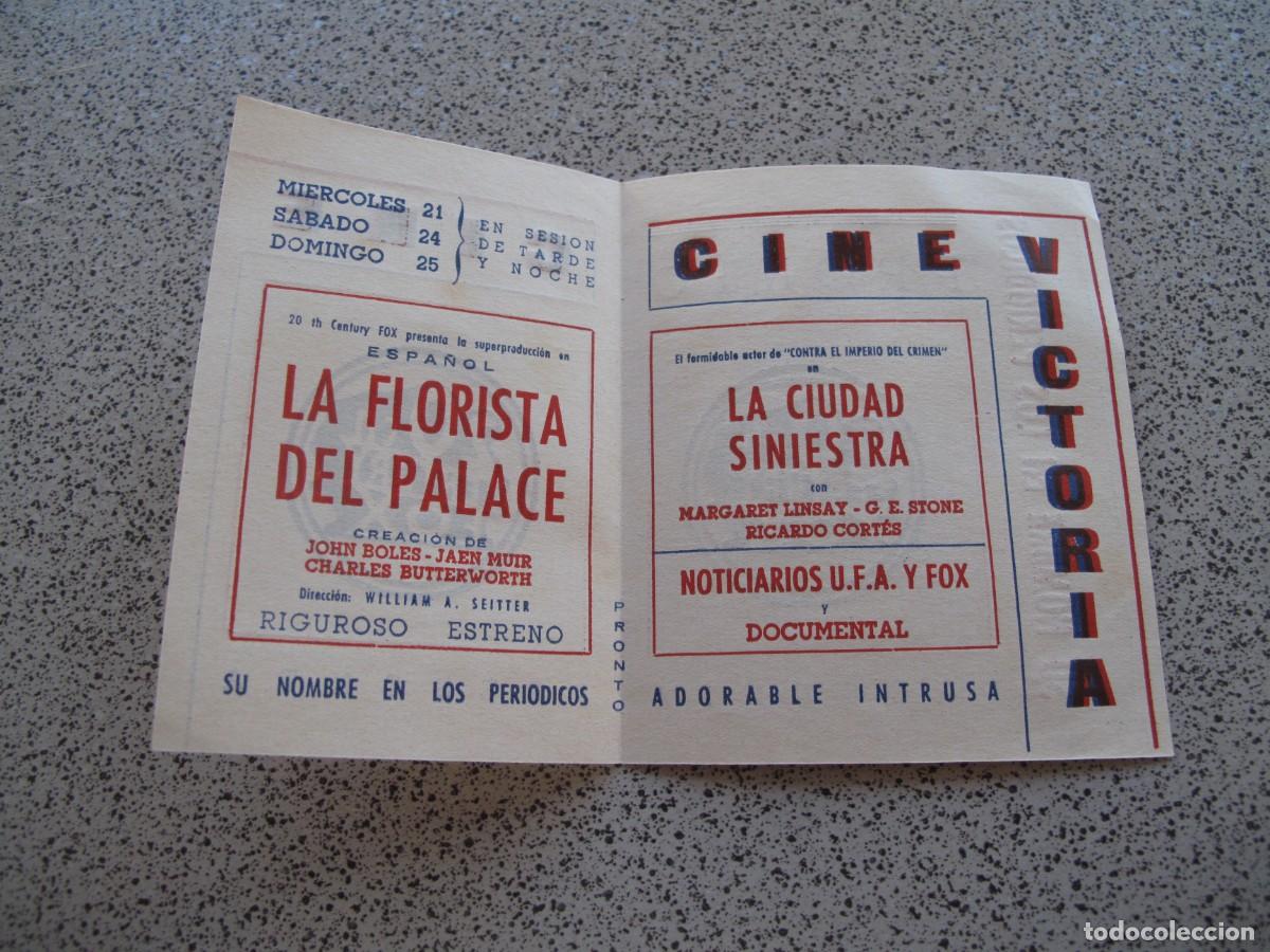 Cine: PROGRAMA DE MANO ORIGINAL EL DE LA FOTO