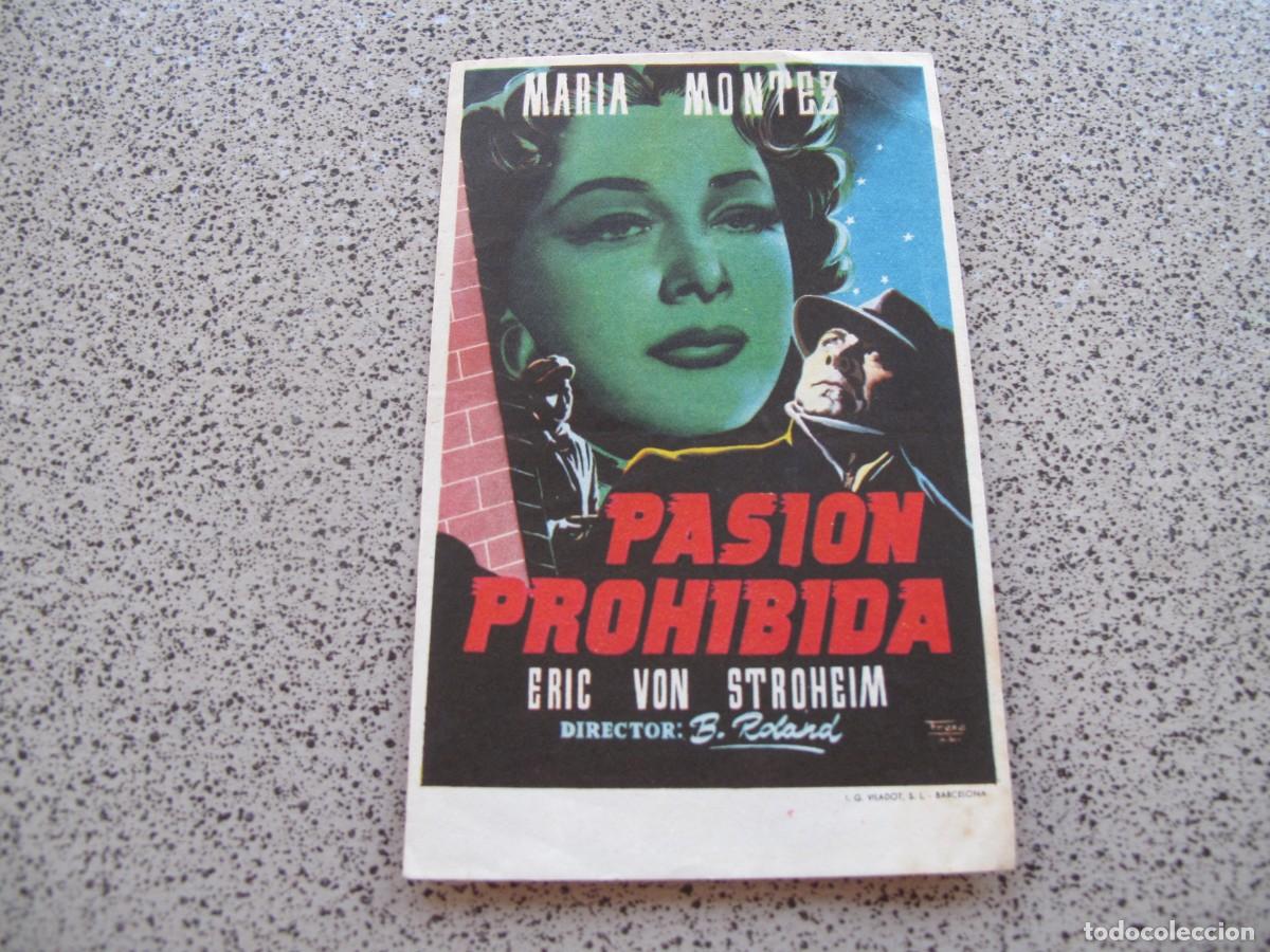 Folhetos de m&atilde;o de filmes antigos de cinema: PROGRAMA DE MANO ORIGINAL EL DE LA FOTO