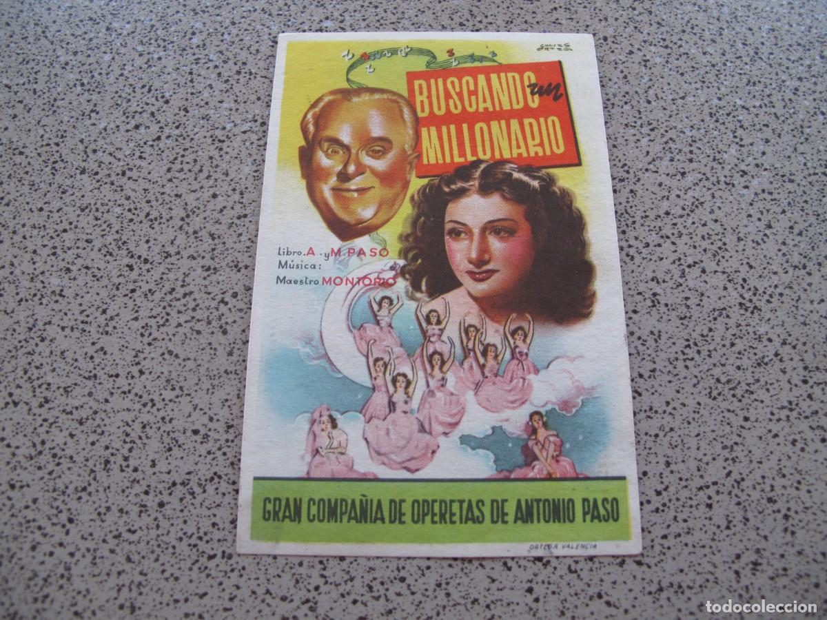 Flyers Publicitaires de films Anciens: PROGRAMA DE MANO ORIGINAL EL DE LA FOTO
