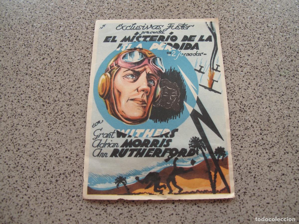  Flyers Publicitaires de films Anciens: PROGRAMA DE MANO ORIGINAL EL DE LA FOTO