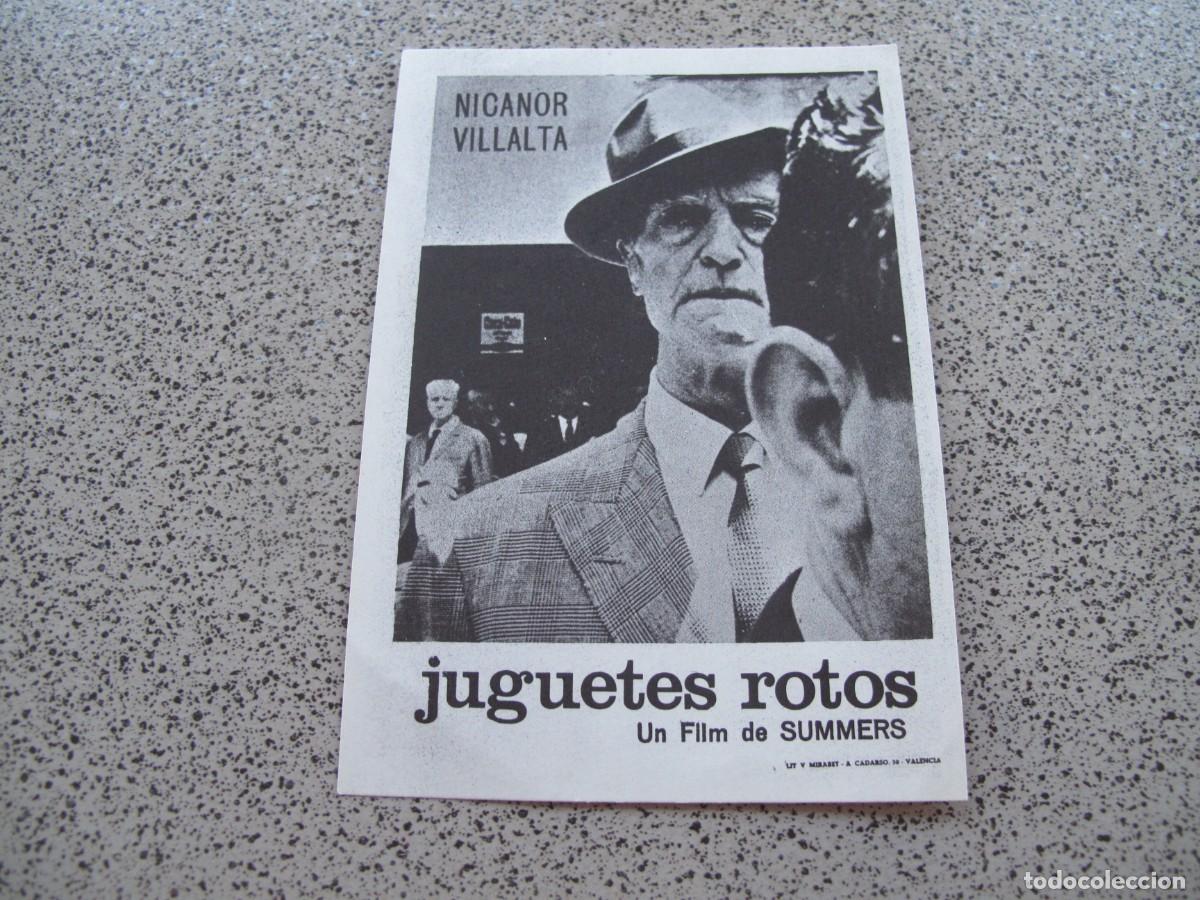  Flyers Publicitaires de films Anciens: PROGRAMA DE MANO ORIGINAL EL DE LA FOTO
