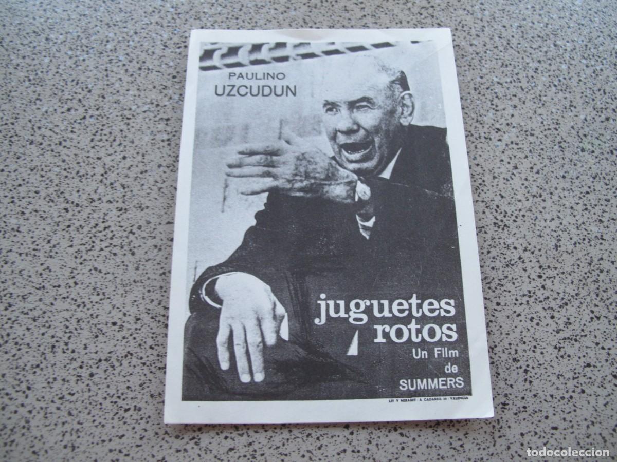  Flyers Publicitaires de films Anciens: PROGRAMA DE MANO ORIGINAL EL DE LA FOTO