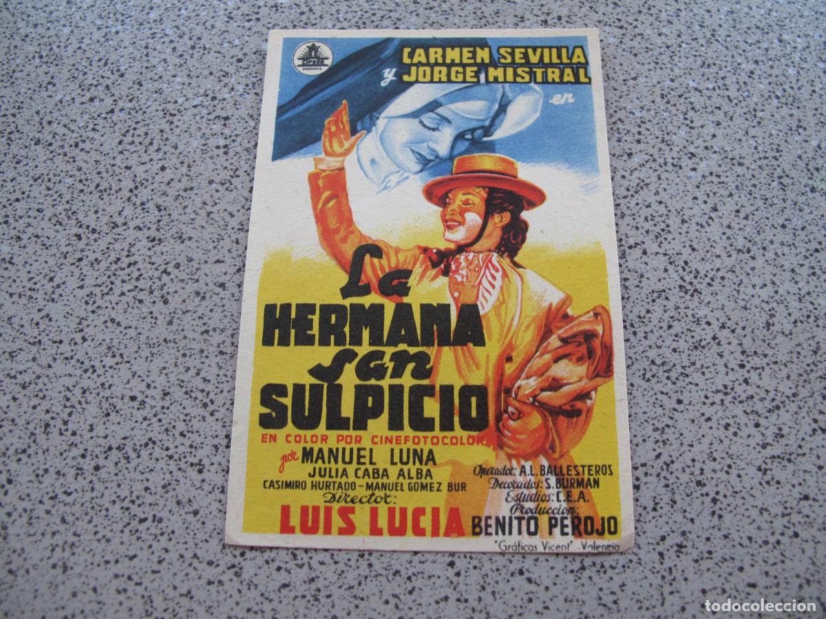  Flyers Publicitaires de films Anciens: PROGRAMA DE MANO ORIGINAL EL DE LA FOTO