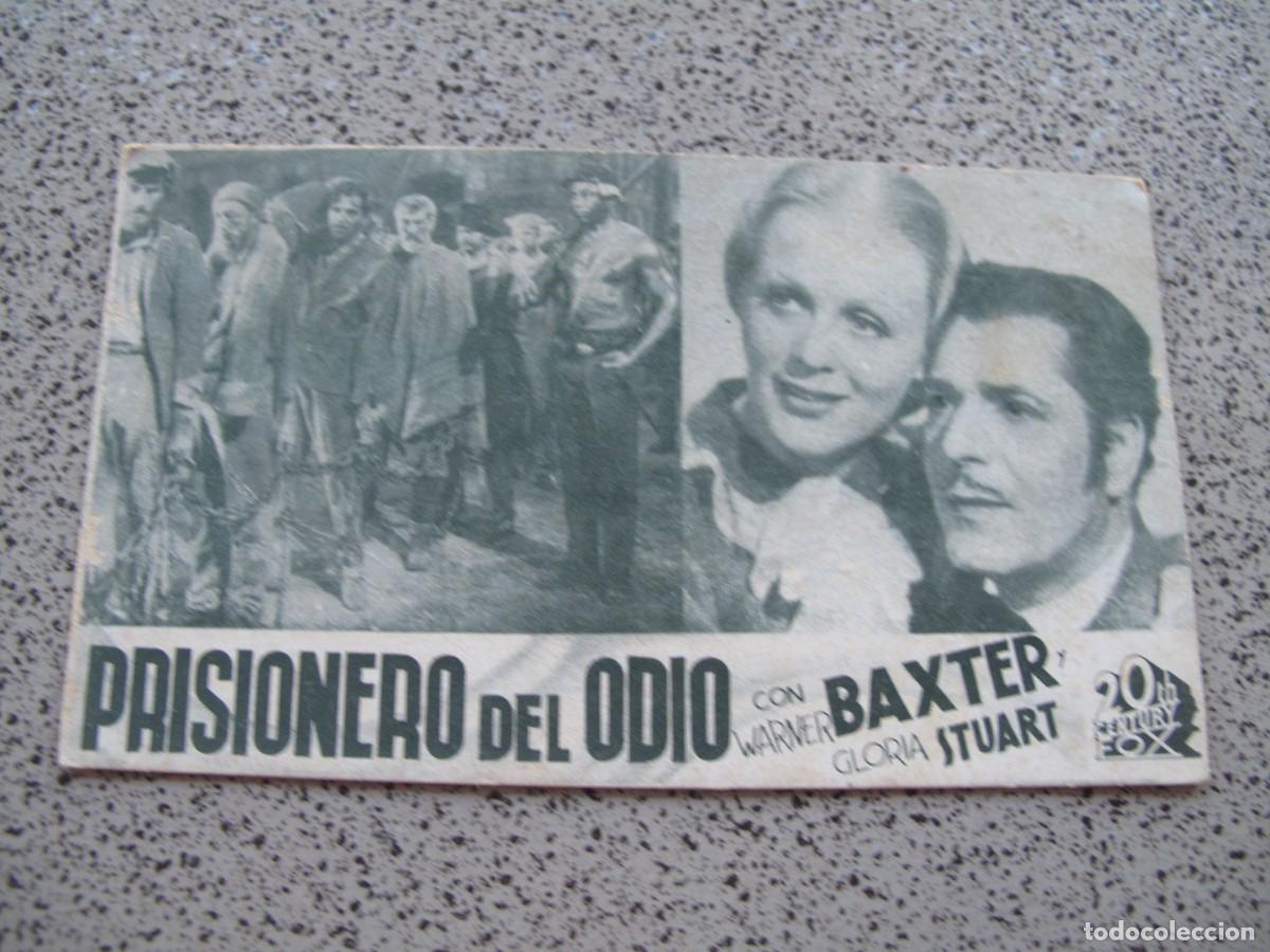 Cinema: PROGRAMA DE MANO ORIGINAL EL DE LA FOTO