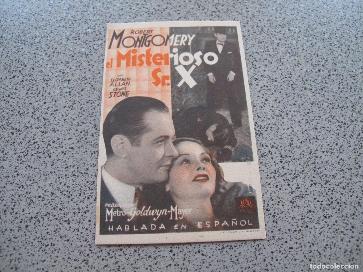  Flyers Publicitaires de films Anciens: PROGRAMA DE MANO ORIGINAL EL DE LA FOTO