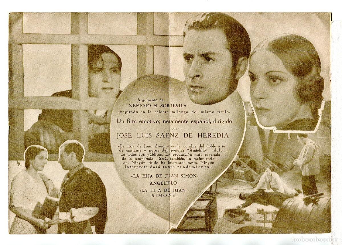 Cine: LA HIJA DE JUAN SIM&Oacute;N, con Angelillo. - Foto 2