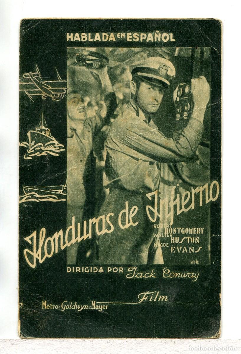 Cinema: HONDURAS DE INFIERNO, con Robert Montgomery.
