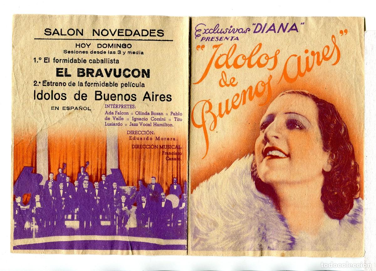 Cine: IDOLOS DE BUENOS AIRES, con ADA FALC&Oacute;N, - Foto 1