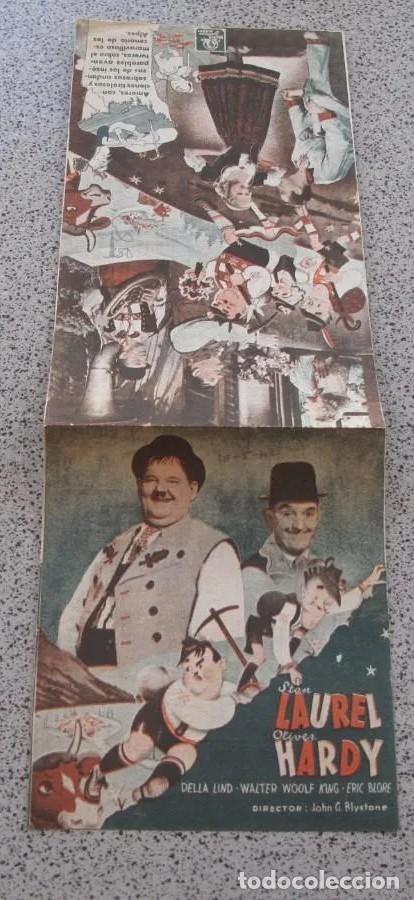 Folhetos de m&atilde;o de filmes antigos de cinema: PROGRAMA DE MANO ORIGINAL EL DE LA FOTO