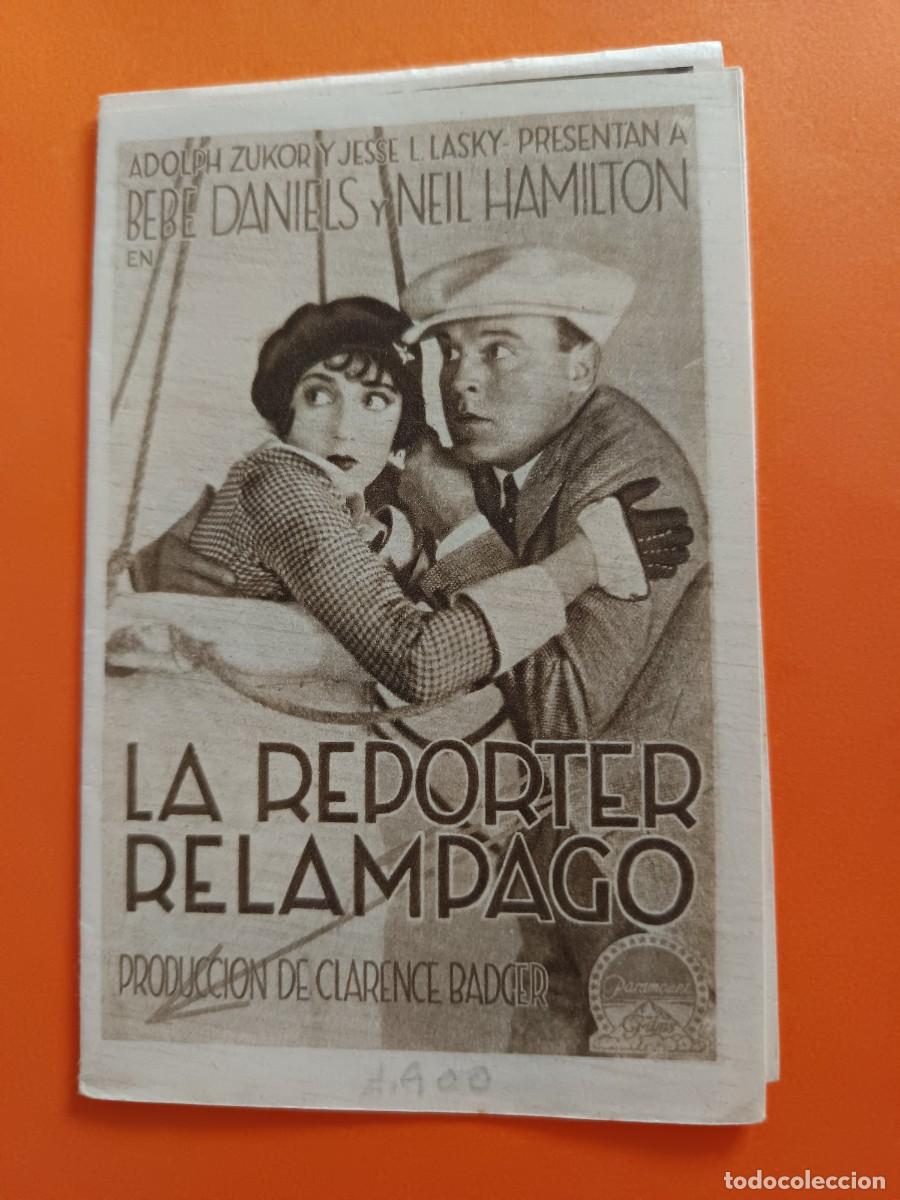 Cine: PROGRAMA DE CINE EL REPORTER RELAMPAGO BEBE DANIELS