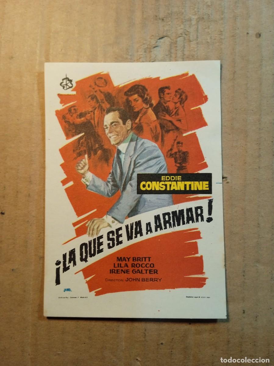 Cine: FOLLETO DE MANO CON PUBLICIDAD LA QUE SE VA ARMAR
