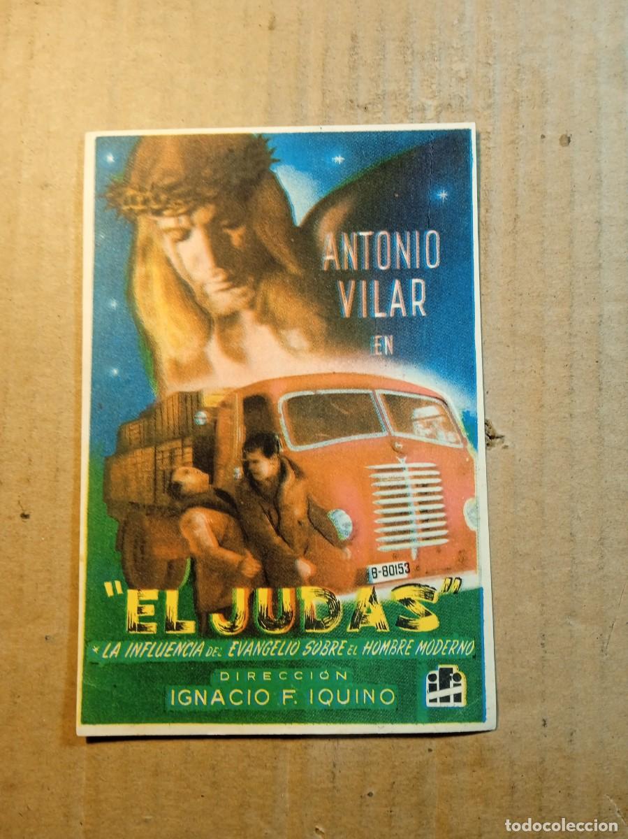 Cine: FOLLETO DE MANO CON PUBLICIDAD EL JUDAS