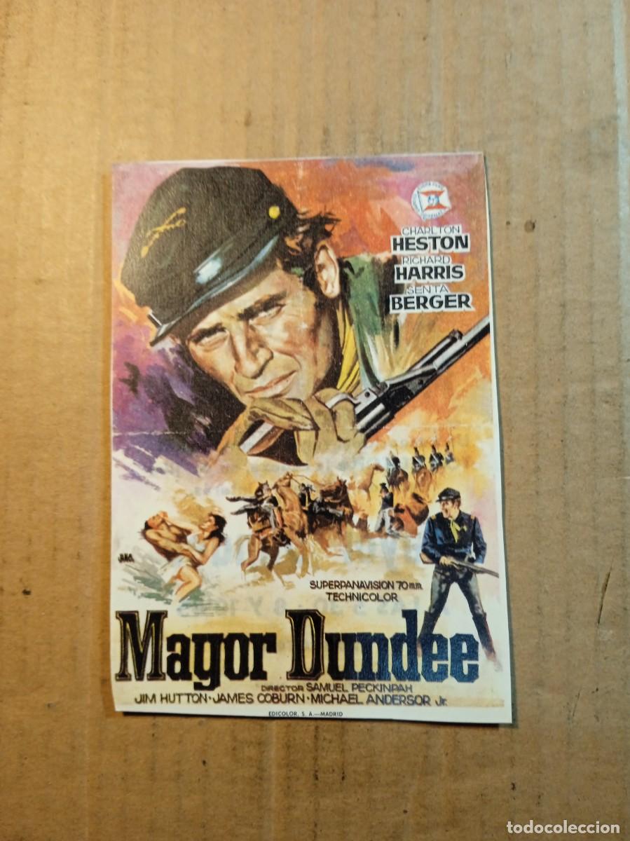 Cinema: FOLLETO DE MANO CON PUBLICIDAD MAYOR DUNDEE