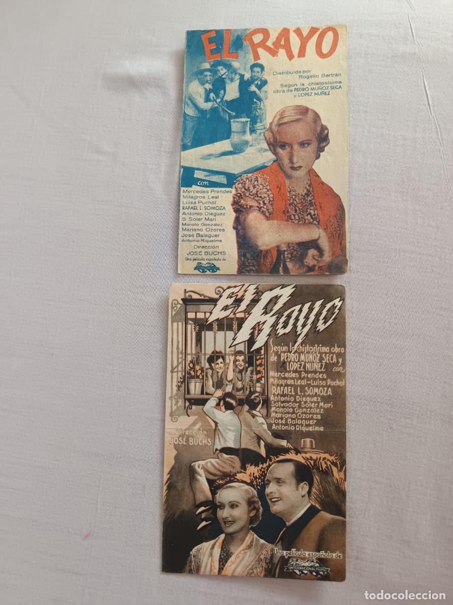 Cine: 2 PROGRAMAS DE CINE EL RAYO MERCEDES PRENDES