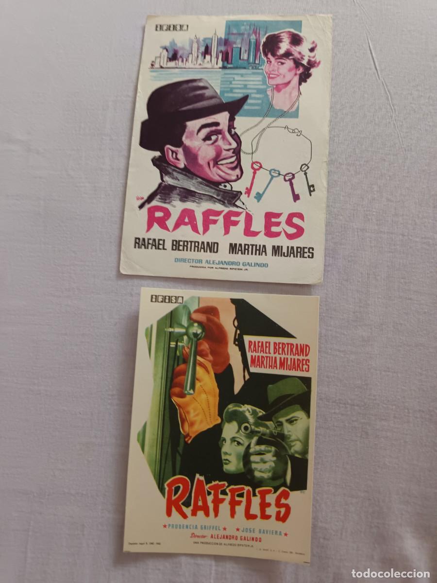 Cine: 2 PROGRAMAS DE CINE RAFFLES RAFAEL BERTRAND - Foto 1