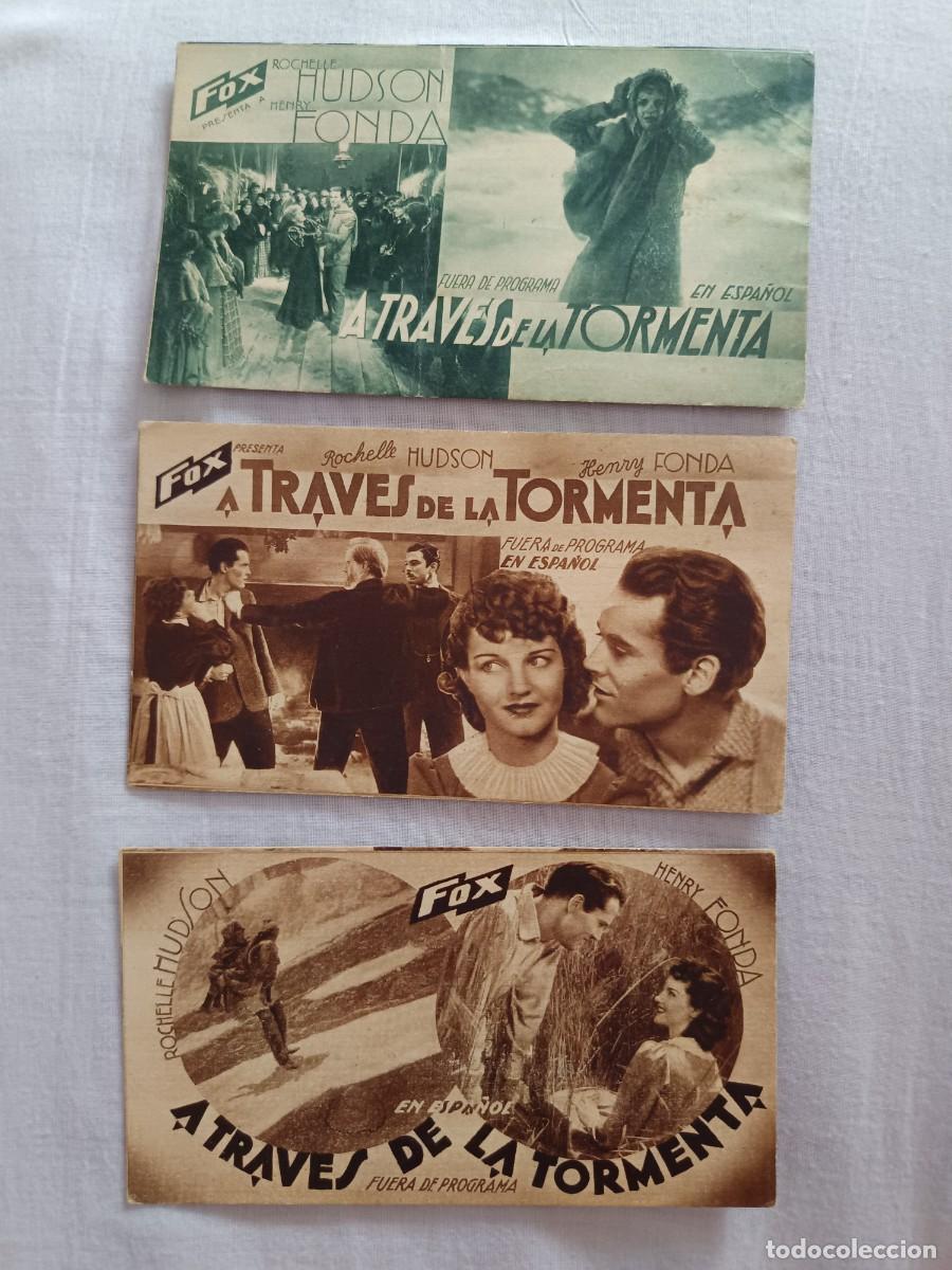 Cine: 3 PROGRAMAS DE CINE A TRAVES DE LA TORMENTA HENRY FONDA - Foto 1