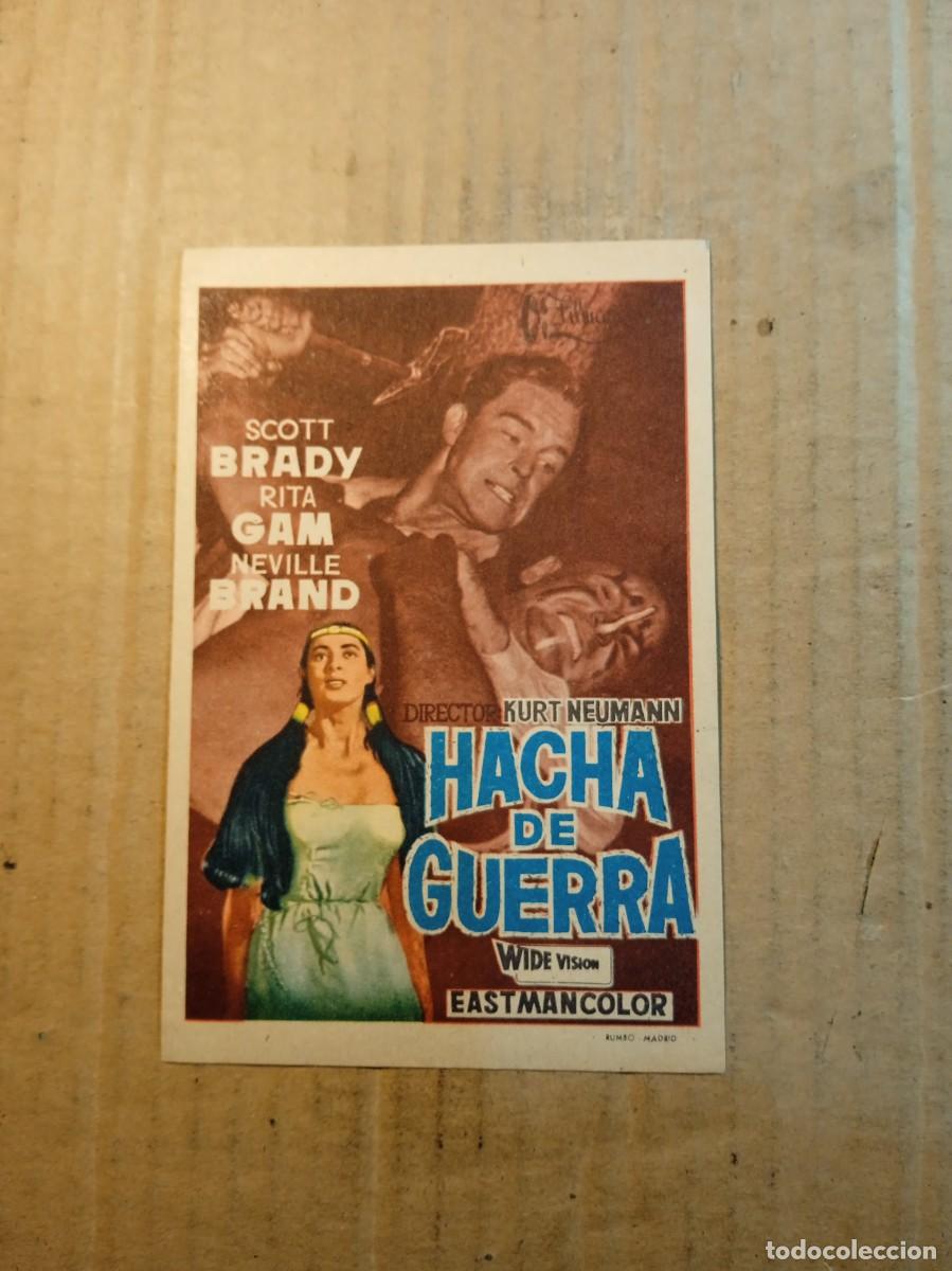  Flyers Publicitaires de films Anciens: FOLLETO DE MANO CON PUBLICIDAD HACHA DE GUERRA