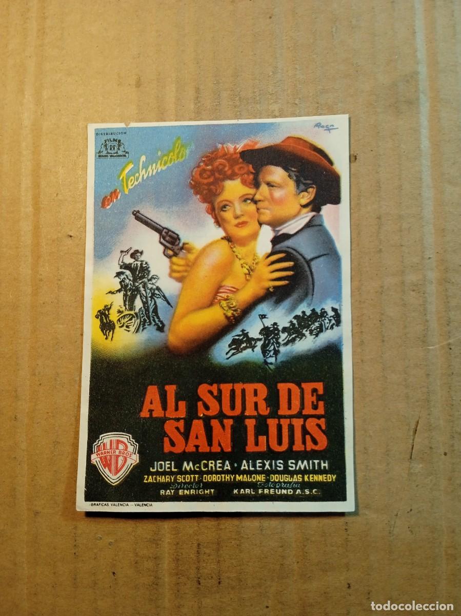  Flyers Publicitaires de films Anciens: FOLLETO DE MANO CON PUBLICIDAD AL SUR DE SAN LUIS