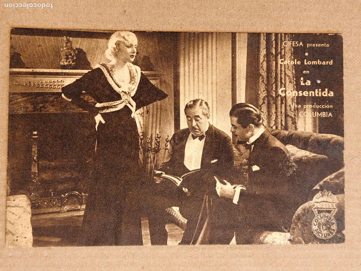 Cine: LA CONSENTIDA PROGRAMA DE CINE 1935
