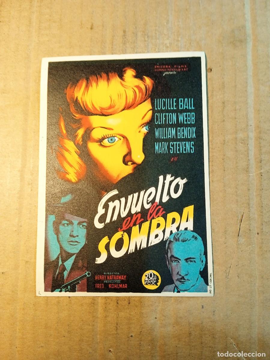 Cine: FOLLETO DE MANO CON PUBLICIDAD ENVUELTO EN LA SOMBRA