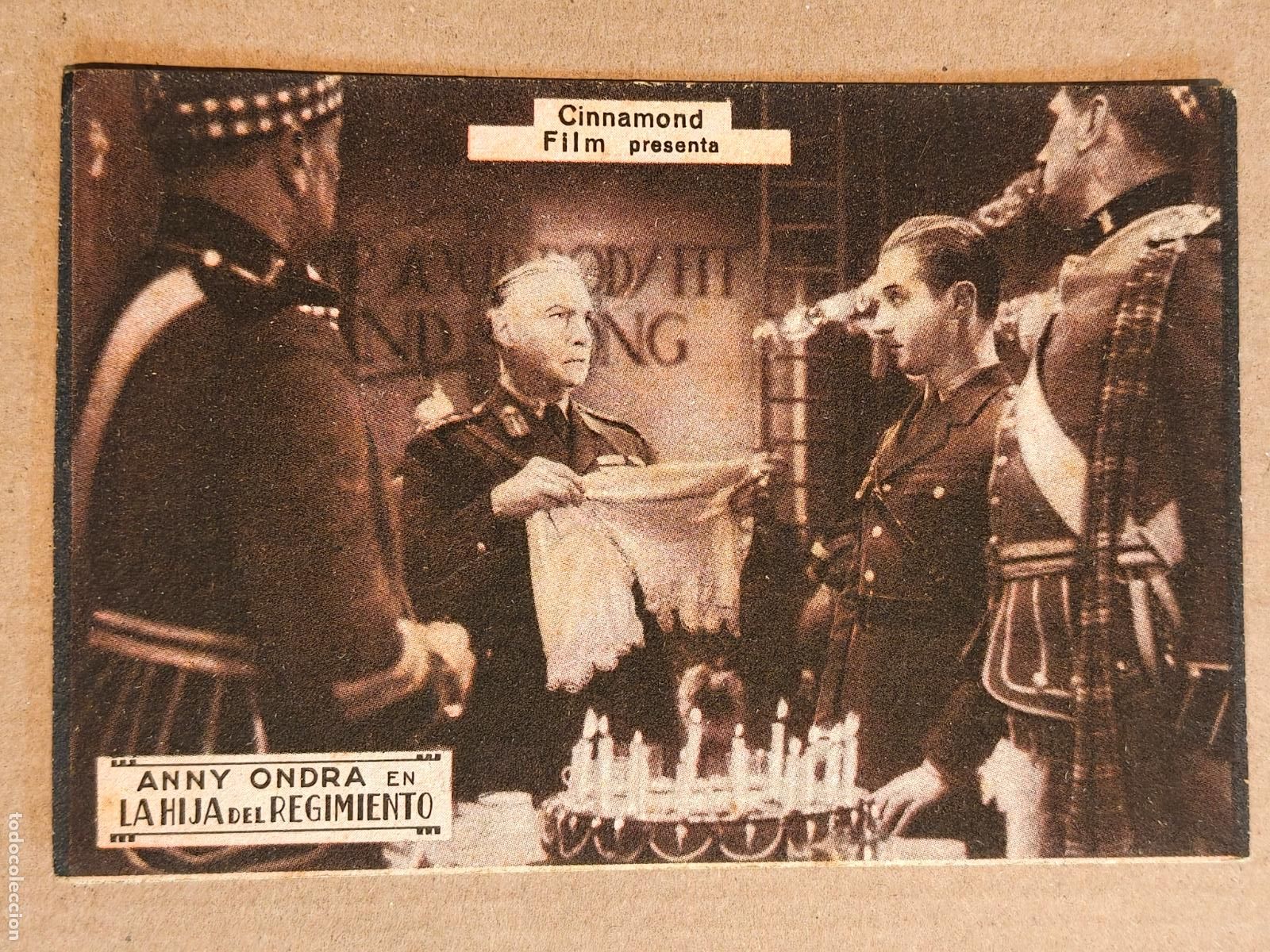 Cine: ANNY ONDRA LA HIJA DEL REGIMIENTO PROGRAMA DE CINE 1937