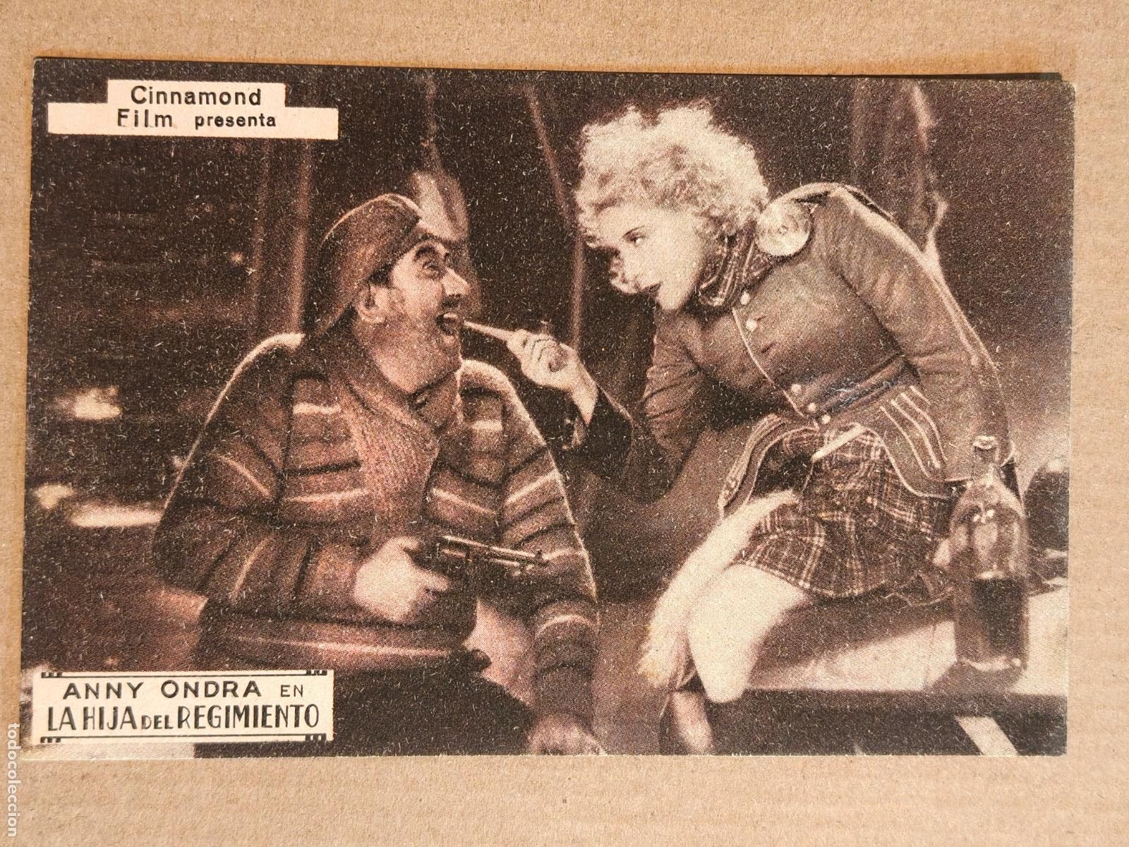 Cine: ANNY ONDRA LA HIJA DEL REGIMIENTO PROGRAMA DE CINE 1937