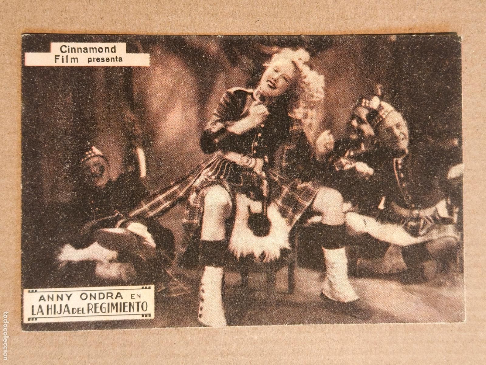 Cine: ANNY ONDRA LA HIJA DEL REGIMIENTO PROGRAMA DE CINE 1937