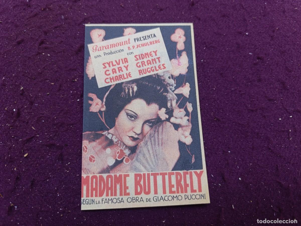 Cine: Folleto de Mano de Cine, Madame Butterfly