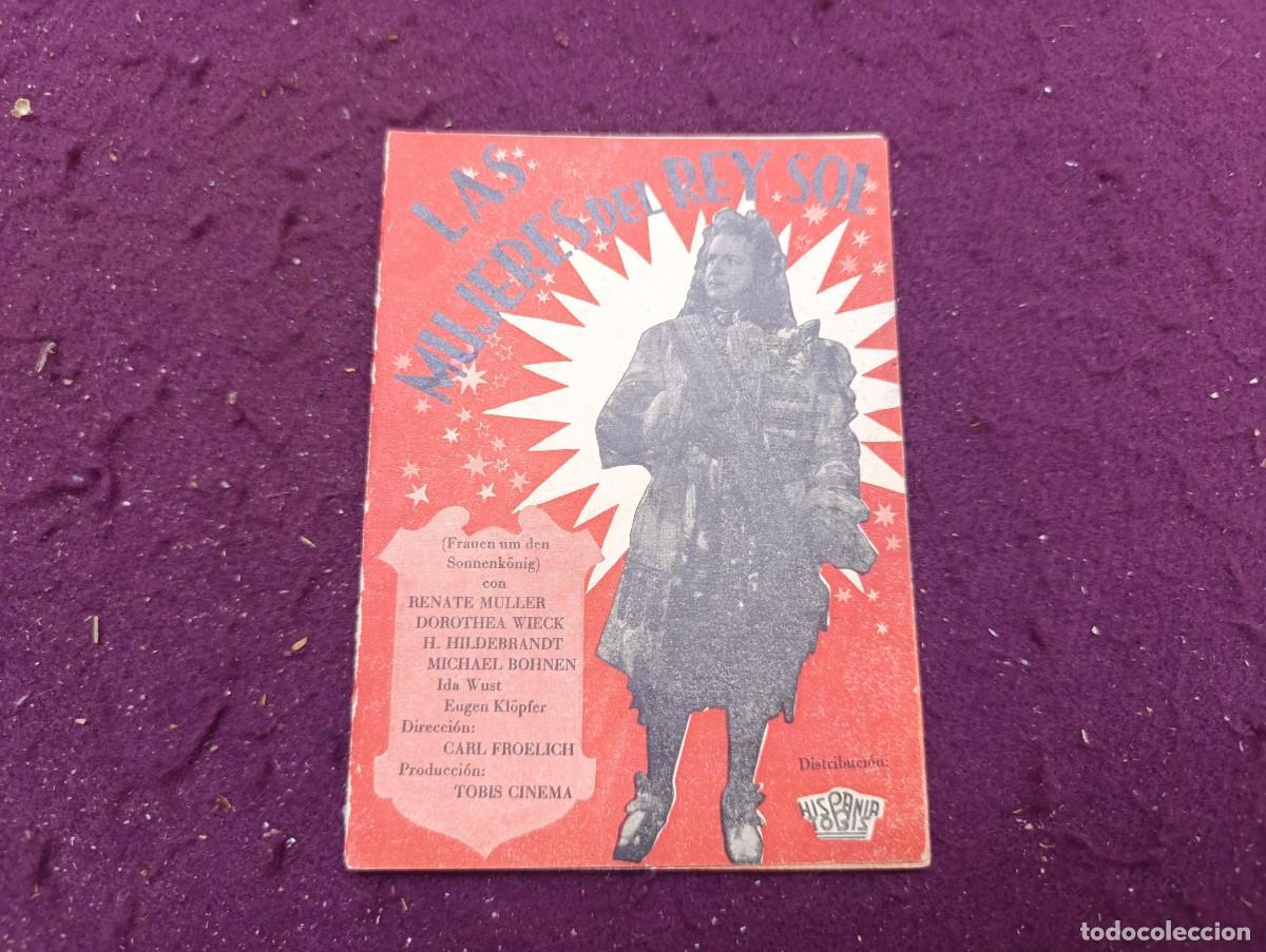 Cine: Folleto de Mano de Cine, Las Mujeres del Rey Sol