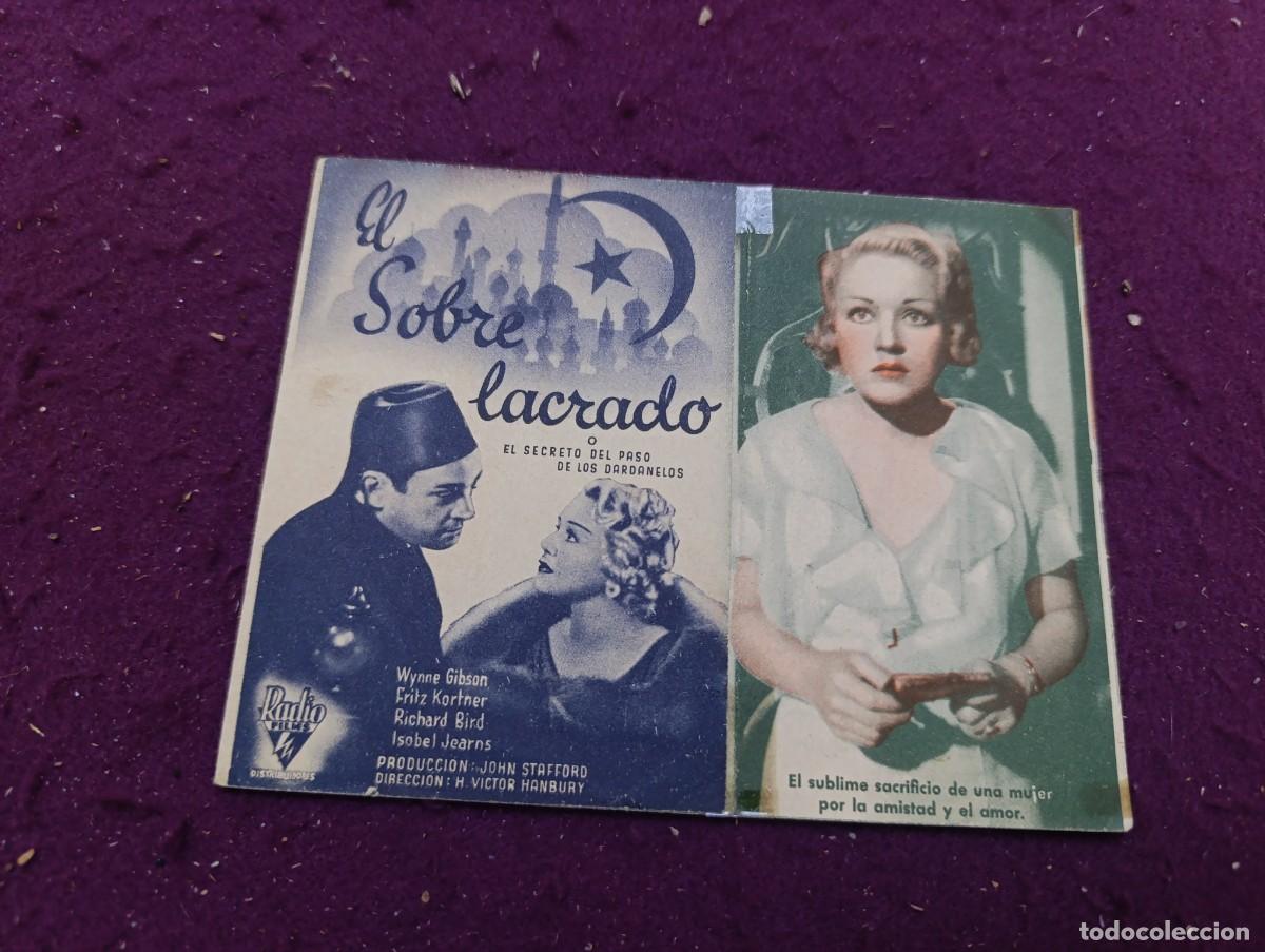 Cine: Folleto de Mano de Cine, El Sobre Lacrado