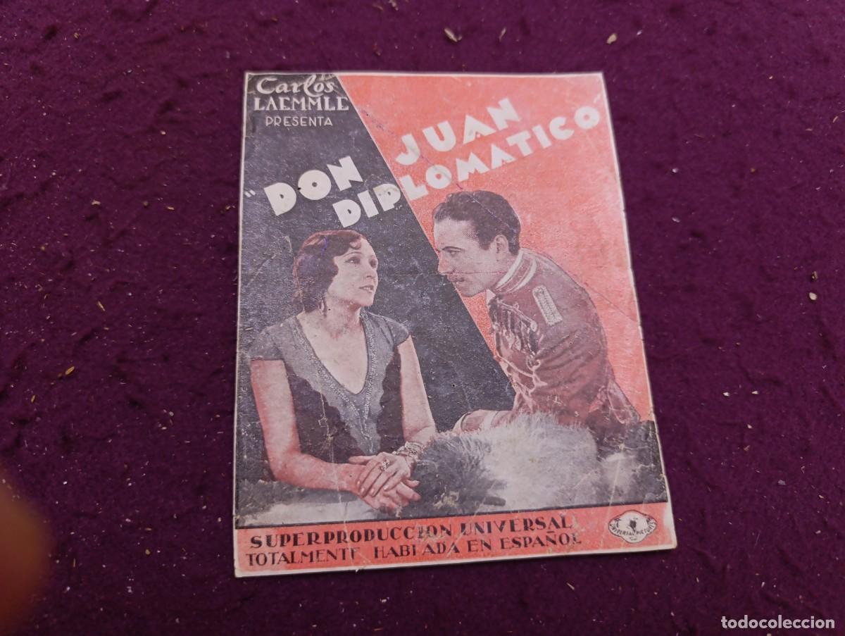 Cinema: Folleto de Mano de Cine, Don Juan Diplom&aacute;tico