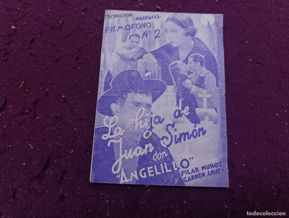 Flyers Publicitaires de Films Anciens: Folleto de Mano de Cine, La Hija de Juan Sim&oacute;n
