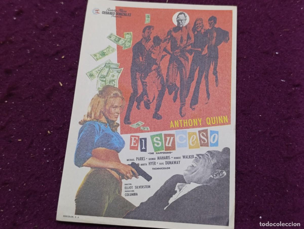 Flyers Publicitaires de Films Anciens: Folleto de Mano de Cine, El Suceso