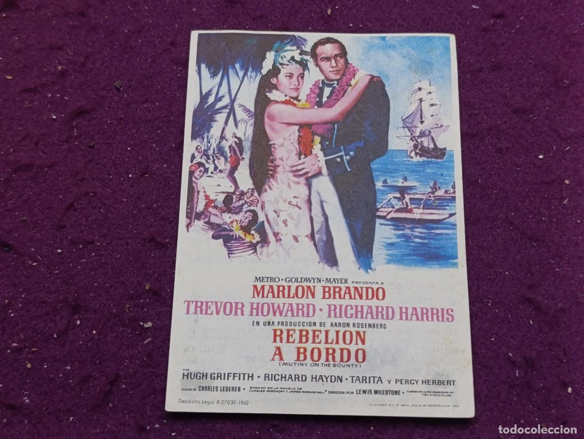 Cine: Folleto de Mano de Cine, Rebeli&oacute;n a Bordo