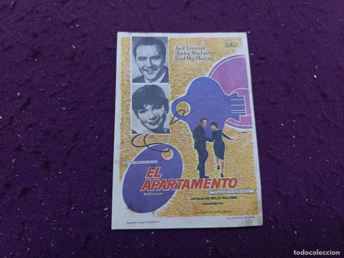 Cine: Folleto de Mano de Cine, El Apartamento