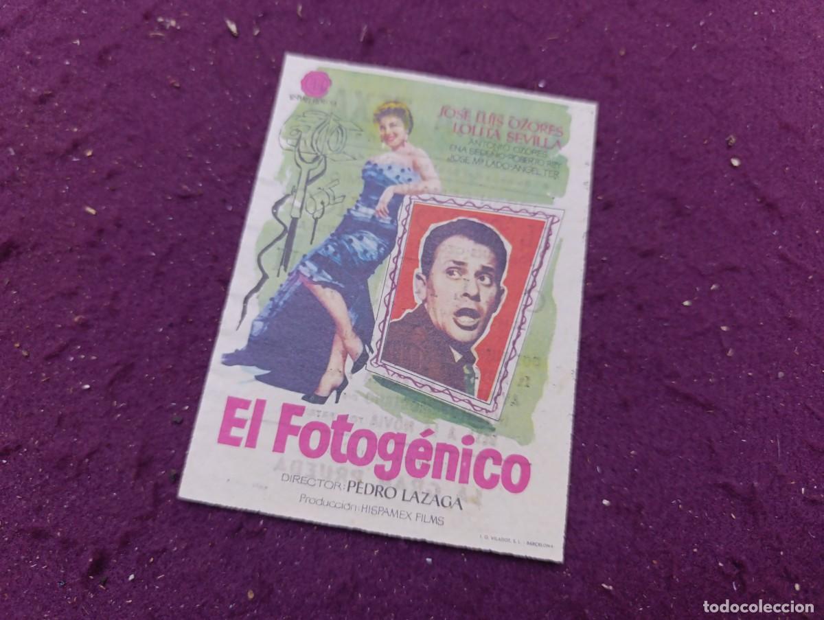 Cine: Folleto de Mano de Cine, El Fotog&eacute;nico