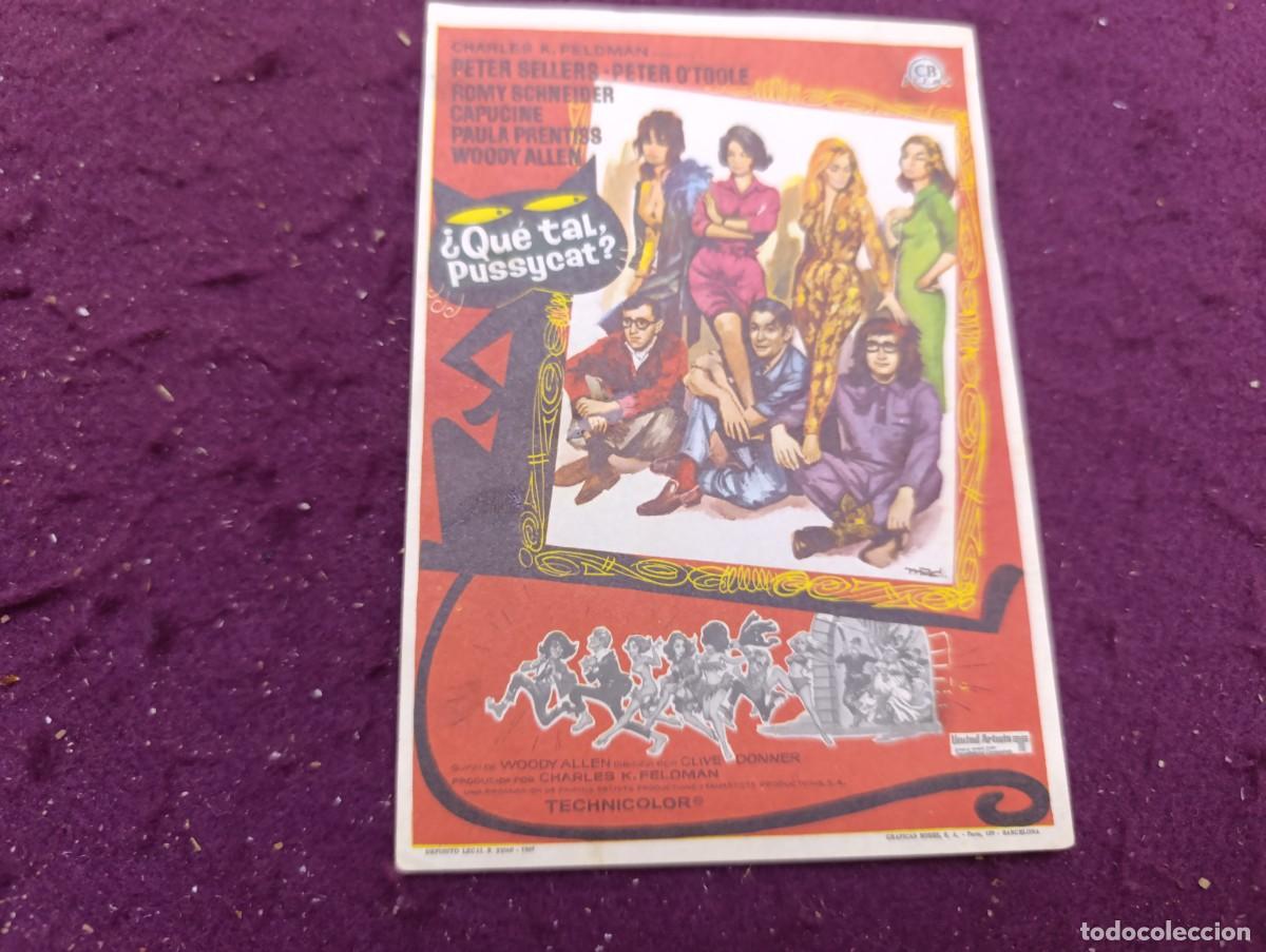 Cine: Folleto de Mano de Cine, Qu&eacute; tal, Pussycat?